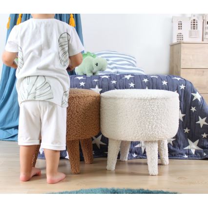 Hocker PIXI Ø 38 cm, weiß