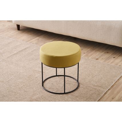 Hocker RELO Ø 40 cm gelb