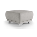 Hocker RIMINI 66x66 cm hellgrau