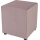Hocker SIX 40x40 cm rosa