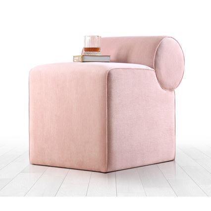 Hocker TIKI 47x45 cm rosa