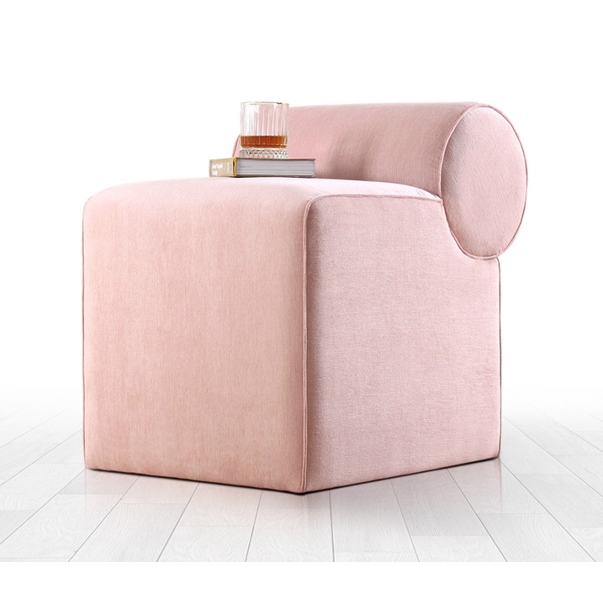 Hocker TIKI 47x45 cm rosa