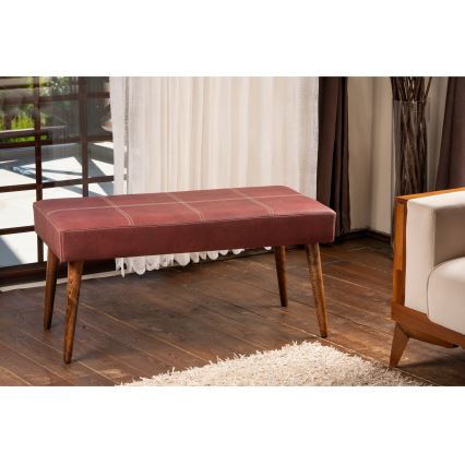 Hocker VITO 46x92 cm rot