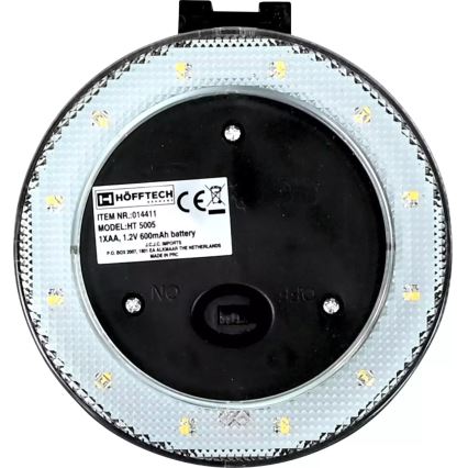 HÖFFTECH - Lampada solare da parete a LED 1,2V 600 mAh IP44