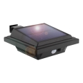 HÖFFTECH - Lampada solare da parete a LED con sensore di movimento e crepuscolare, LED/3,7V 2000 mAh IP65