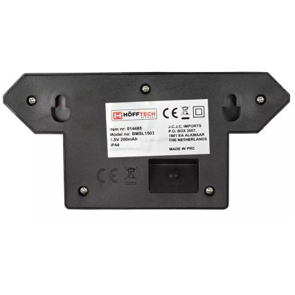 HÖFFTECH - LED Solar-Wandleuchte mit Bewegungs- und Dämmerungssensor LED/5,5V 200 mAh IP44