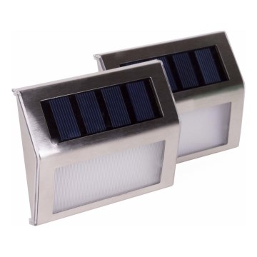 HÖFFTECH - LOT DE 2 appliques murales solaires à LED 1,2 V 400 mAh IP44