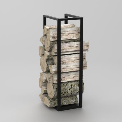 Holz-Metallständer 100x30 cm schwarz