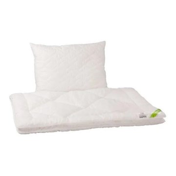 HomeDoctor - Antibakterielles Kopfkissen ECZEMATIC 70x90 cm + Bettdecke 140x200 cm