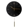 Horloge murale avec pendule d. 30 cm 1xAA noir/doré