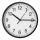Horloge murale d. 20 cm 1xAA noir/blanc