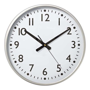 Horloge murale d. 38 cm 1xAA blanc