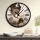 Horloge murale d. 50 cm 1xAA marron