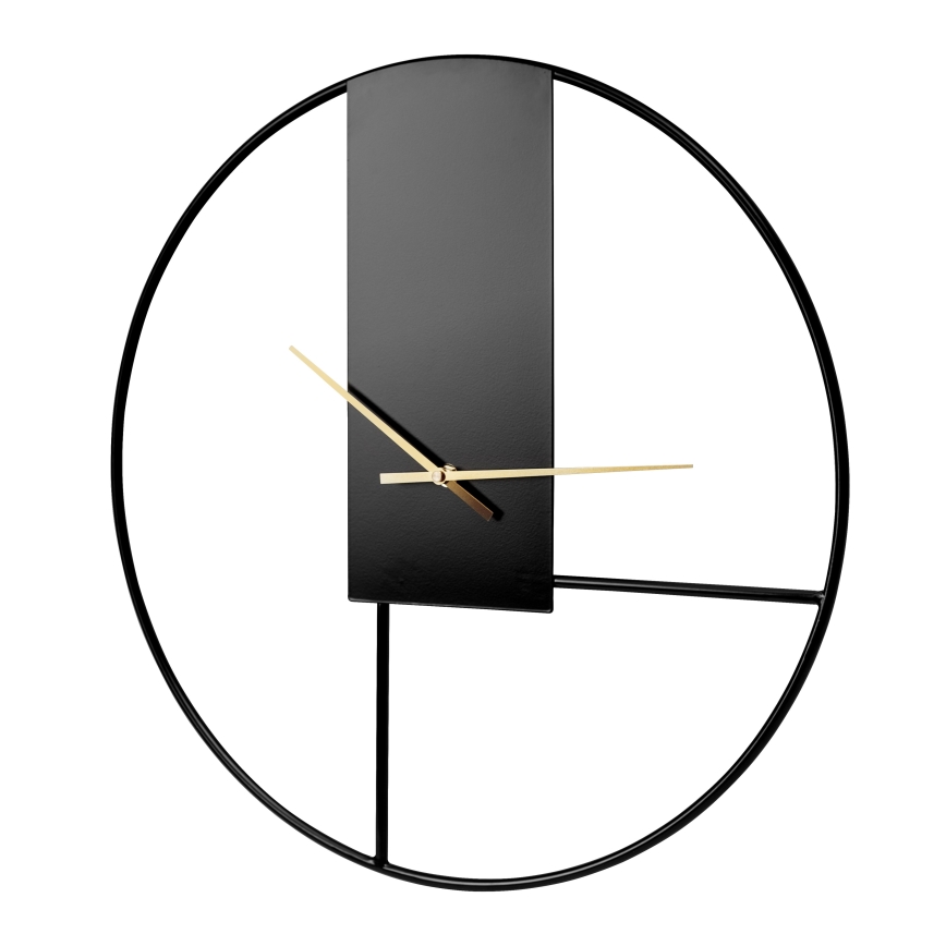 Horloge murale d. 50 cm 1xAA noir/doré