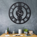 Horloge murale d. 70 cm 1xAA noir