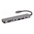 Hub USB 7en1 Power Delivery 100W HDMI 4K