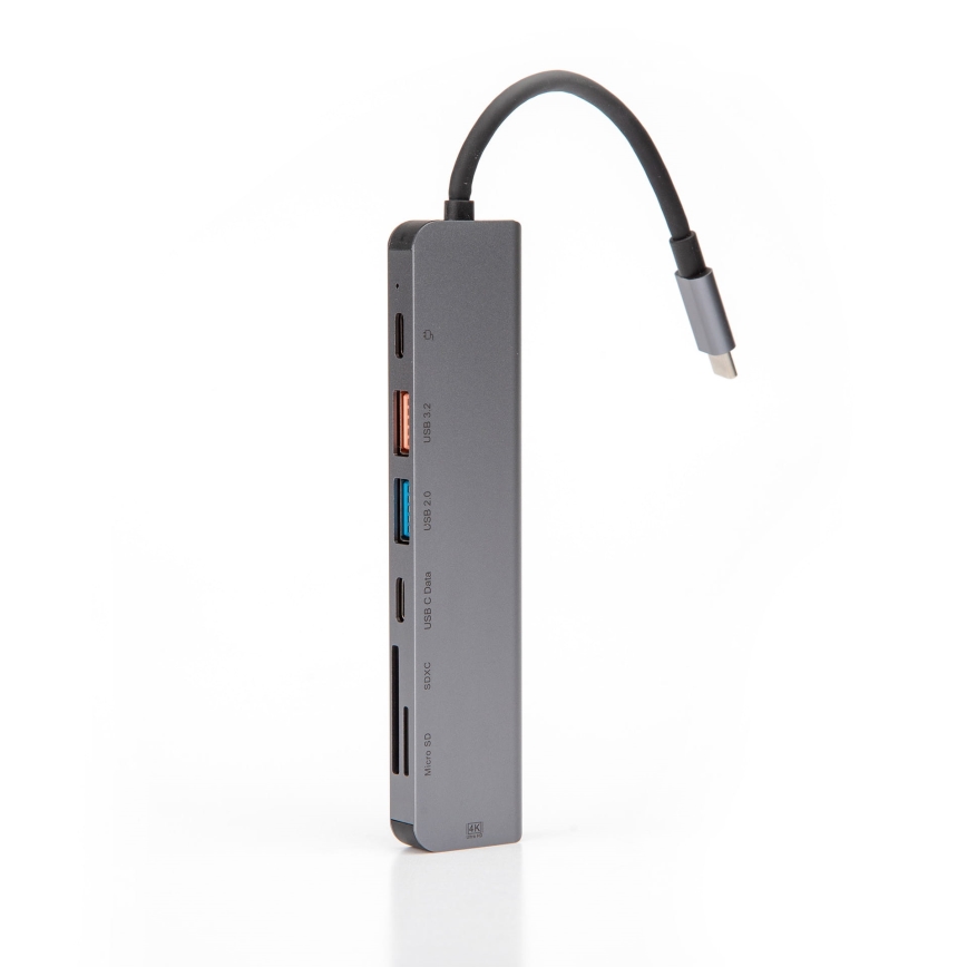Hub USB 7en1 Power Delivery 100W HDMI 4K