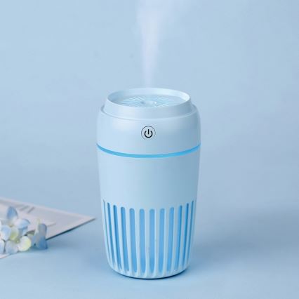 Humidificateur d'air RGB 300 ml LED/2W/5V bleu