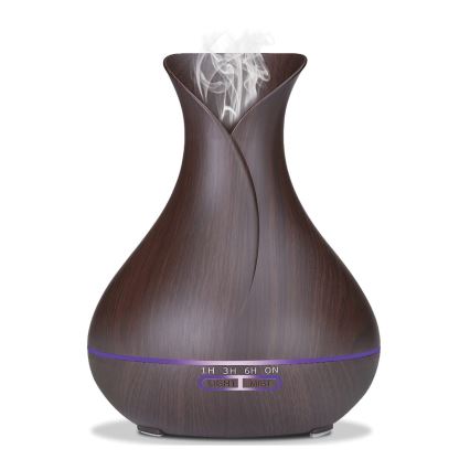 Humidificateur et ioniseur d'air LED RGB 400 ml
