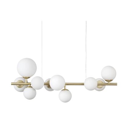 Ideal Lux - Abat-jour de rechange PERLAGE pour lustre, luminaire ou lampe, Ø 12 cm, blanc
