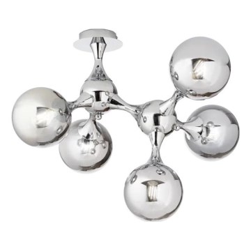 Ideal Lux - Anbauleuchte NODI 5xE14/28W/230V glänzendes Chrom