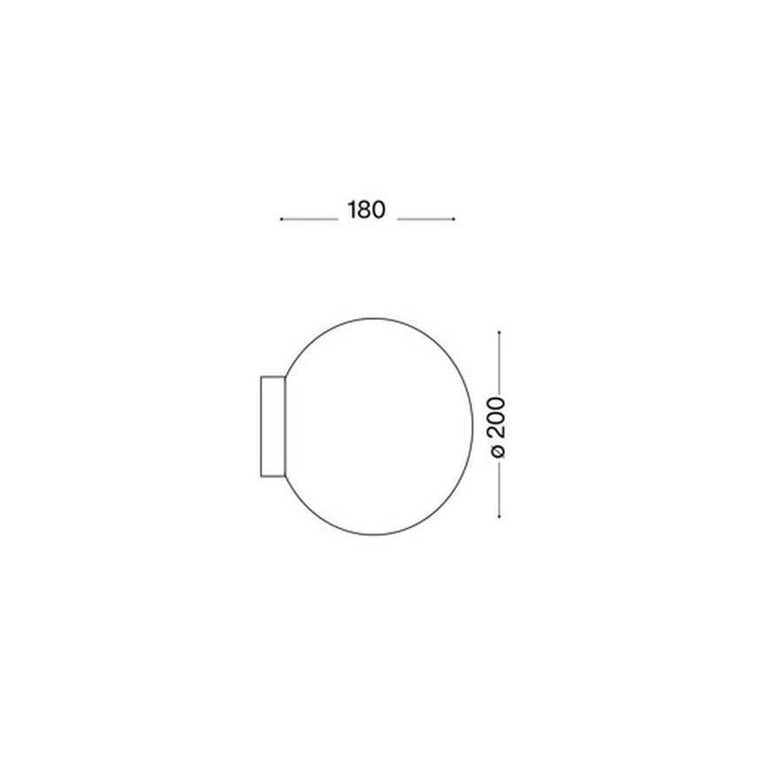 Ideal Lux - Applique 1xE27/60W/230V