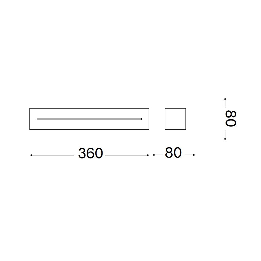 Ideal Lux - Applique 2xE14/40W/230V bianco