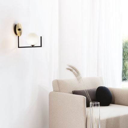 Ideal Lux - Applique a LED BIRDS 1xG9/3W/230V nero/oro