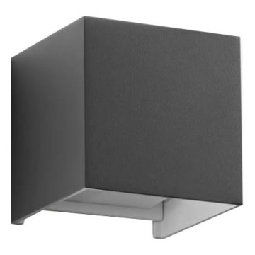Ideal Lux - Applique a LED da esterno ATOM LED/12W/230V CRI 90 IP54 antracite