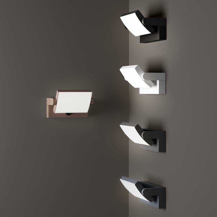 Ideal Lux - Applique a LED da esterno SWIPE LED/21W/230V CRI 90 IP54 antracite