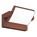 Ideal Lux - Applique a LED da esterno SWIPE LED/21W/230V CRI 90 IP54 marrone
