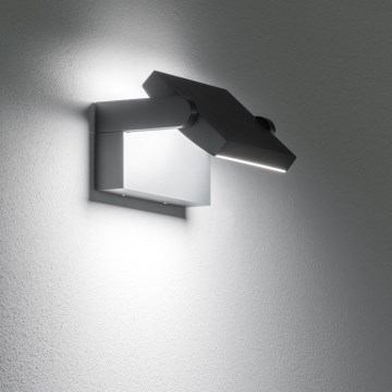 Ideal Lux - Applique a LED da esterno SWIPE LED/21W/230V CRI 90 IP54 nero