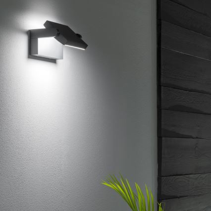 Ideal Lux - Applique a LED da esterno SWIPE LED/21W/230V CRI 90 IP54 nero