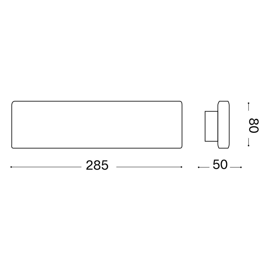Ideal Lux - Applique a LED DESK LED/12,5W/230V CRI 90 nero