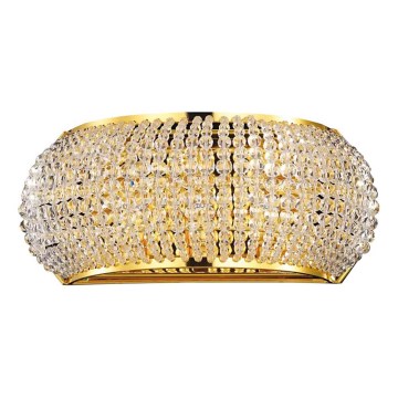 Ideal Lux - Applique a LED di cristallo PASHA 3xG9/3W/230V oro