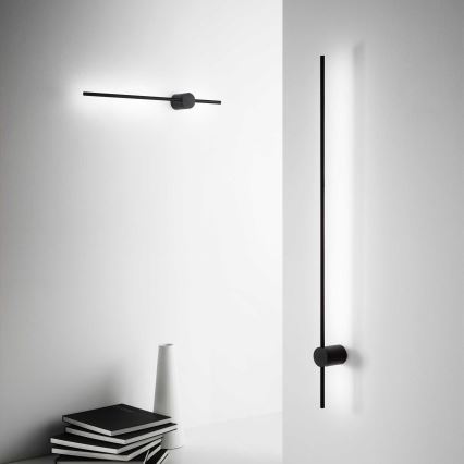 Ideal Lux - Applique a LED ESSENCE LED/12W/230V 3000K 70 cm CRI 90 nero