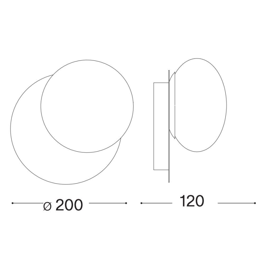 Ideal Lux - Applique a LED NINFEA 1xGX53/9W/230V oro