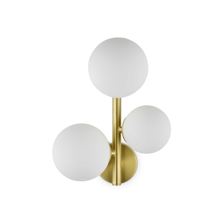Ideal Lux - Applique a LED PERLAGE 3xG9/3W/230V oro/bianco