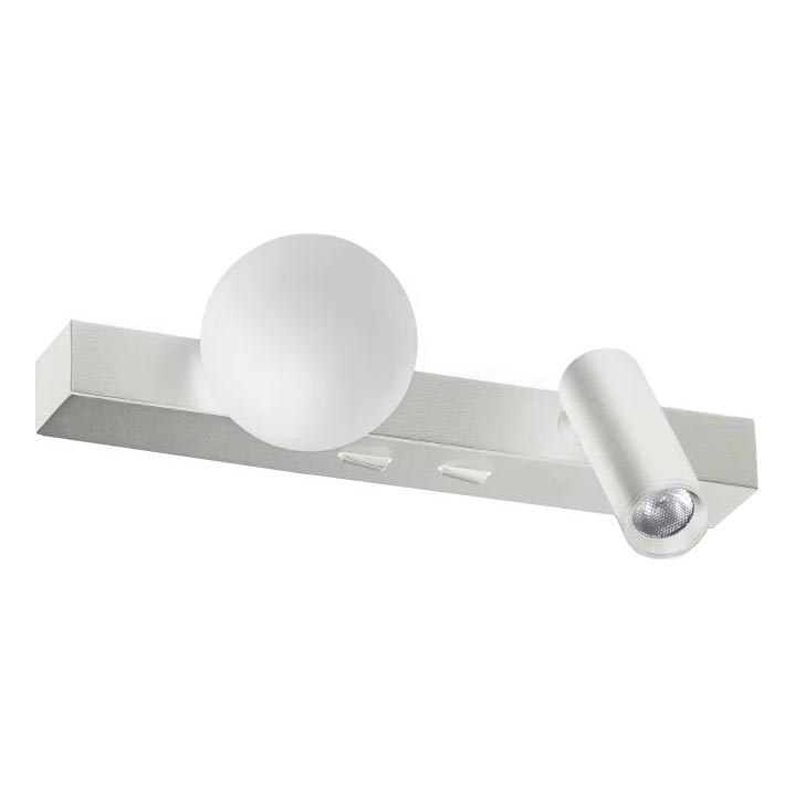 Ideal Lux - Applique a LED PING PONG 2xLED/3W/230V CRI 90 cromo opaco