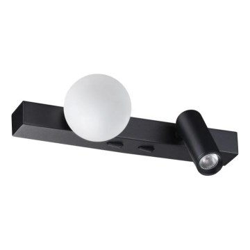 Ideal Lux - Applique a LED PING PONG 2xLED/3W/230V CRI 90 nero