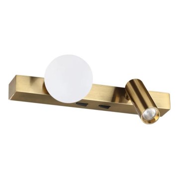 Ideal Lux - Applique a LED PING PONG 2xLED/3W/230V CRI 90 ottone