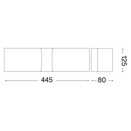 Ideal Lux - Applique CLIP 2xE27/60W/230V marrone
