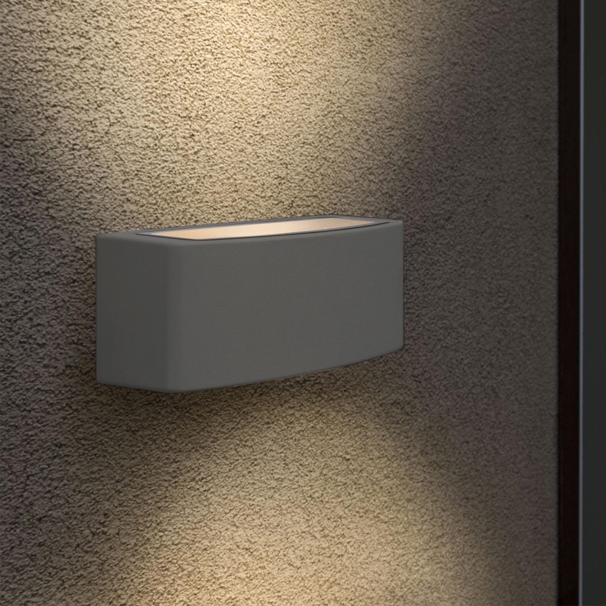 Ideal Lux - Applique da esterno ANDROMEDA 1xE27/60W/230V IP55 antracite