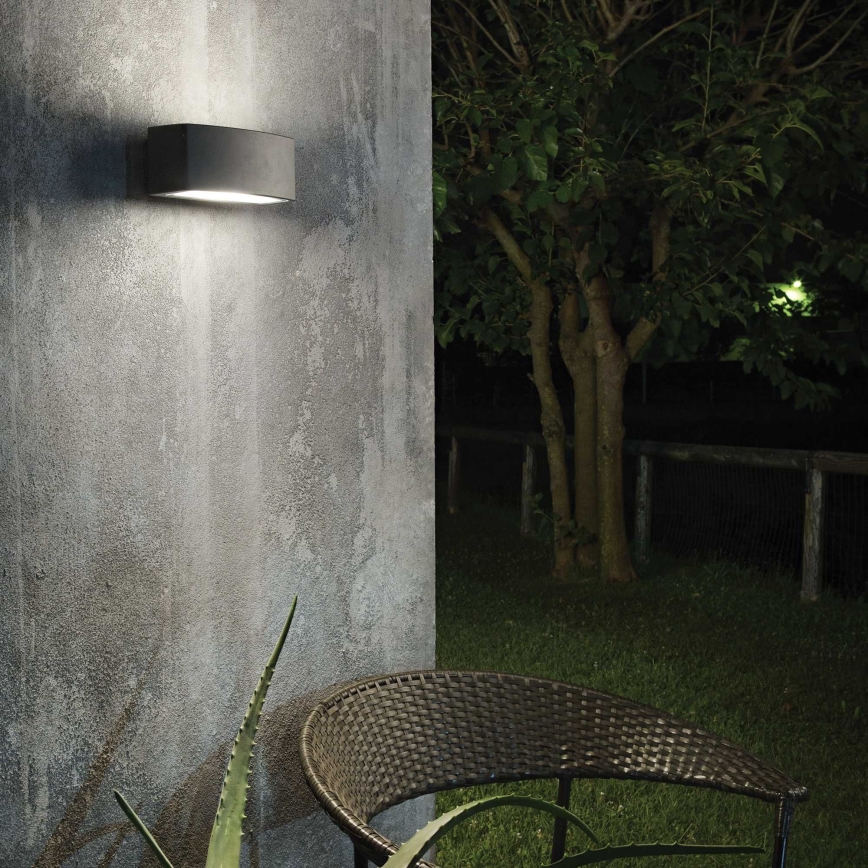 Ideal Lux - Applique da esterno ANDROMEDA 1xE27/60W/230V IP55 nero