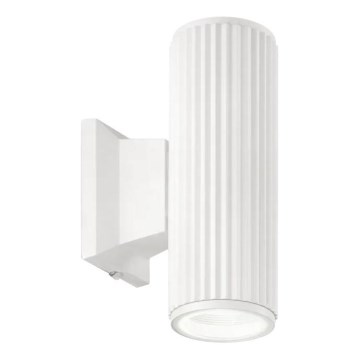 Ideal Lux - Applique da esterno BASE 2xGU10/28W/230V IP44 bianco
