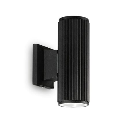 Ideal Lux - Applique da esterno BASE 2xGU10/28W/230V IP44 nero