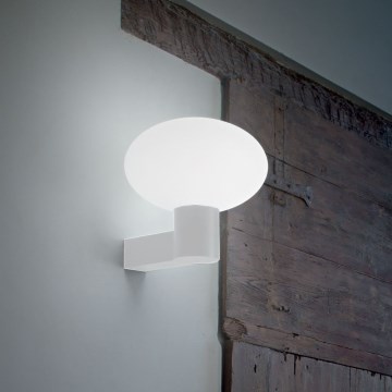 Ideal Lux - Applique da esterno CLIO 1xE27/42W/230V IP44 bianco