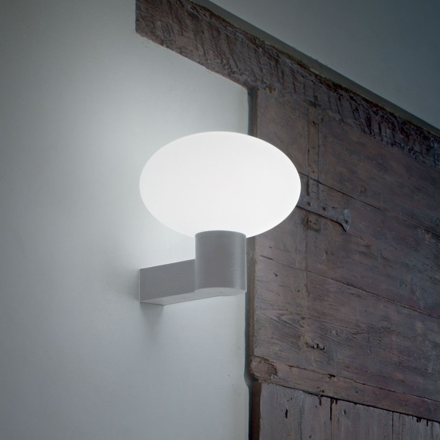 Ideal Lux - Applique da esterno CLIO 1xE27/42W/230V IP44 grigio