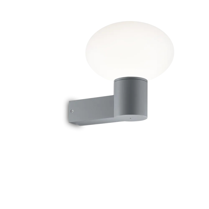 Ideal Lux - Applique da esterno CLIO 1xE27/42W/230V IP44 grigio