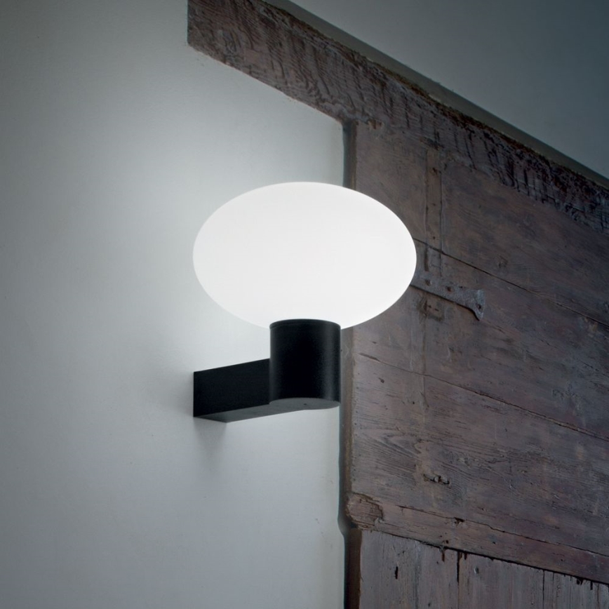 Ideal Lux - Applique da esterno CLIO 1xE27/42W/230V IP44 nero